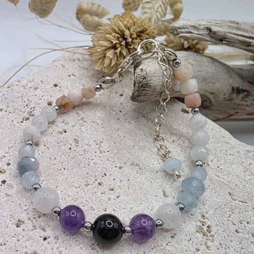 Bransoletka z kamieni - Zodiak Ryby