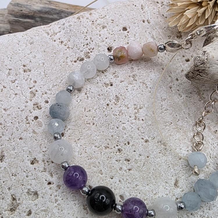 Bransoletka z kamieni - Zodiak Ryby