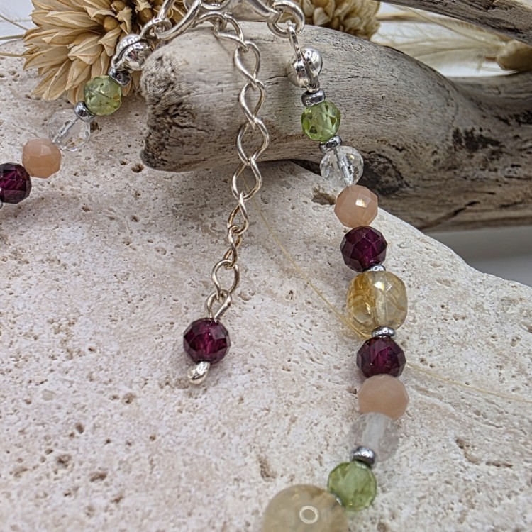 Bransoletka z kamieni - Zodiak Lew