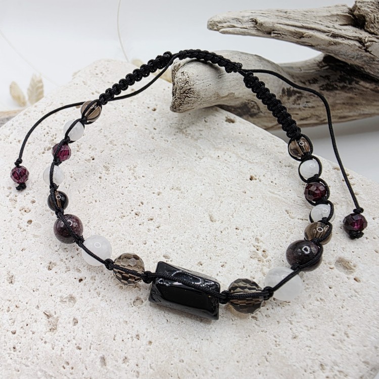 Bransoletka z kamieni - Zodiak Koziorożec