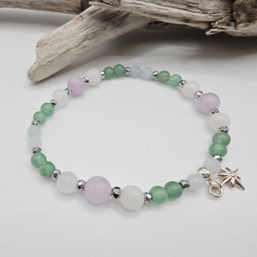 Bransoletka z kamieni - amulet podróżnika awenturyn