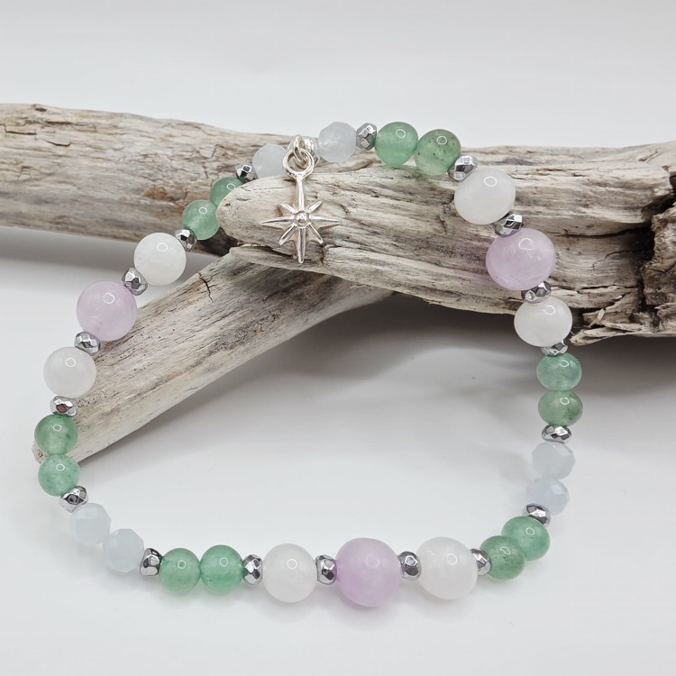 Bransoletka z kamieni - amulet podróżnika awenturyn