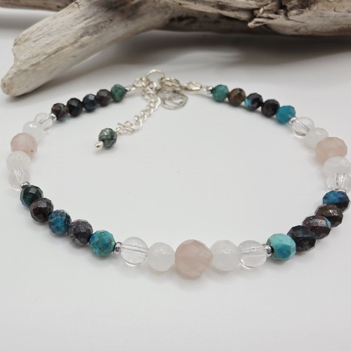 Bransoletka z kamieni - amulet macierzyństwo chryzokola