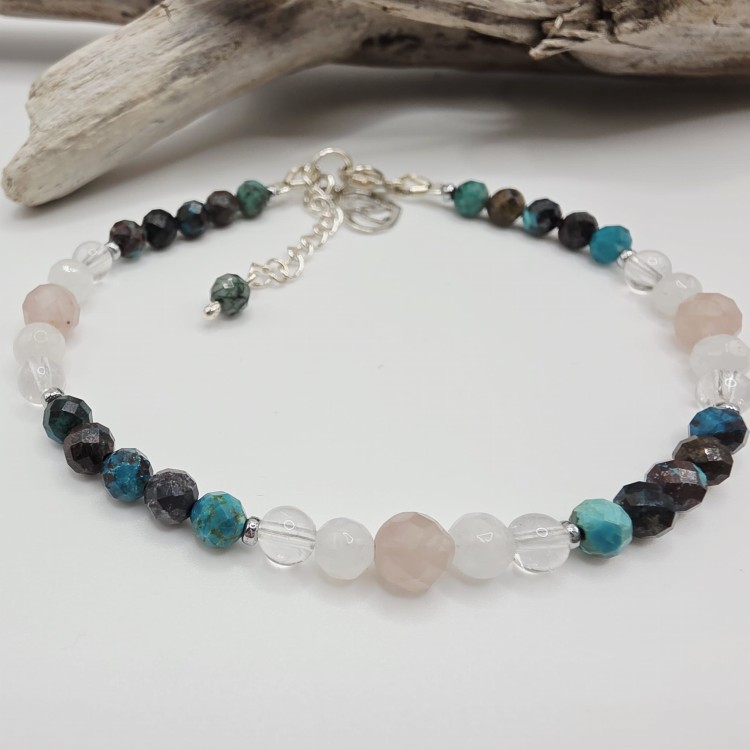 Bransoletka z kamieni - amulet macierzyństwo chryzokola