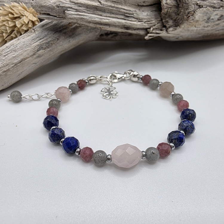 Bransoletka przyjaźni z kamieni naturalnych