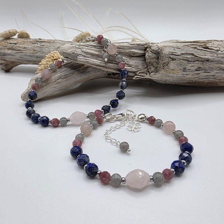 Bransoletka przyjaźni z kamieni naturalnych